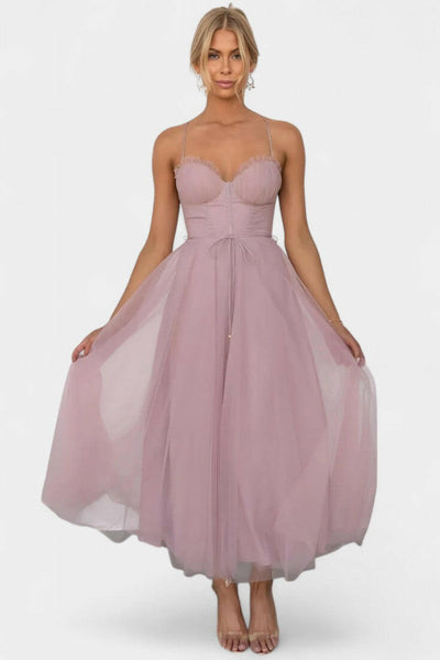 Eileen Vestido Midi de Tul.