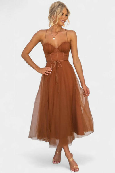 Eileen Vestido Midi de Tul.