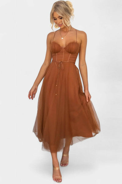 Eileen Vestido Midi de Tul.