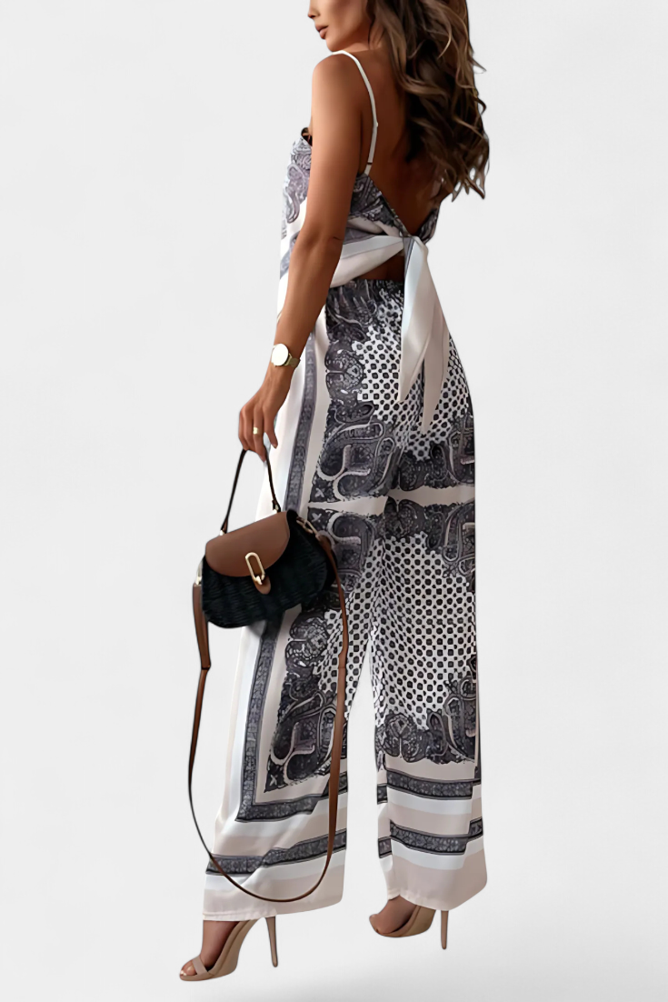 Leonie Conjunto Paisley con Tiras.