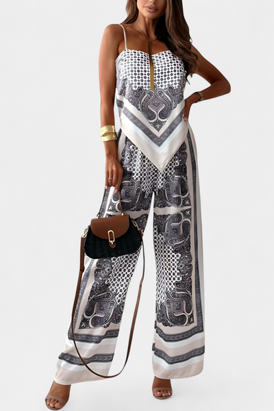 Leonie Conjunto Paisley con Tiras.