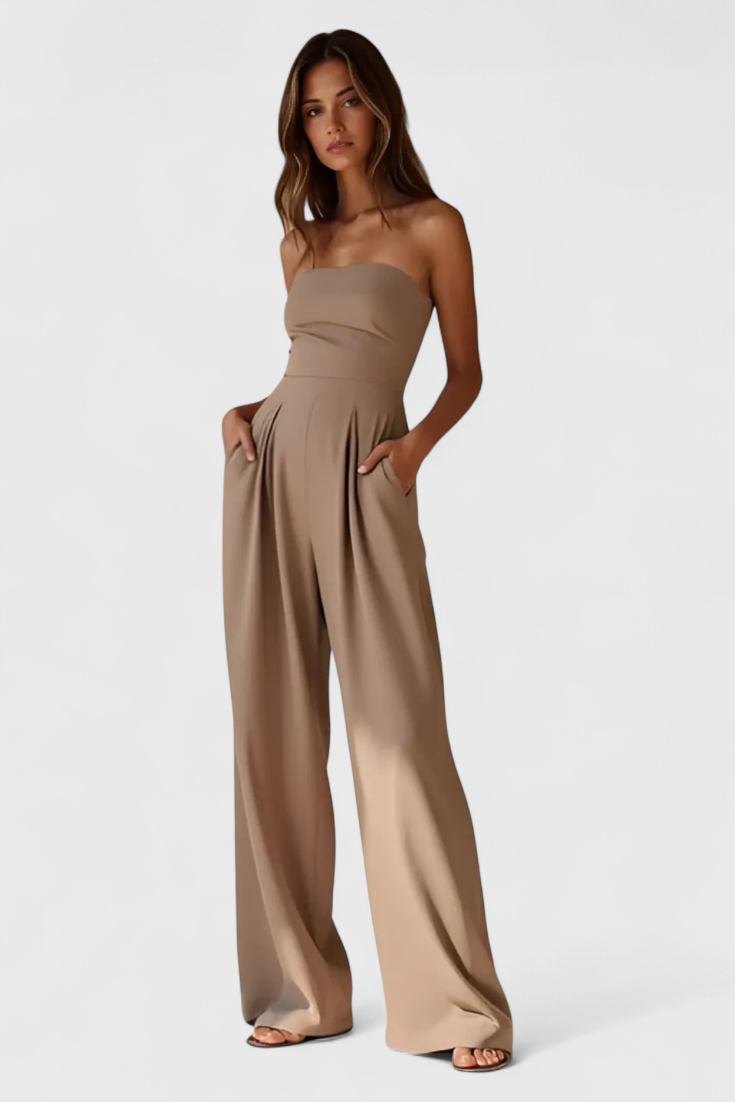 Llona Mono Elegante sin Mangas.