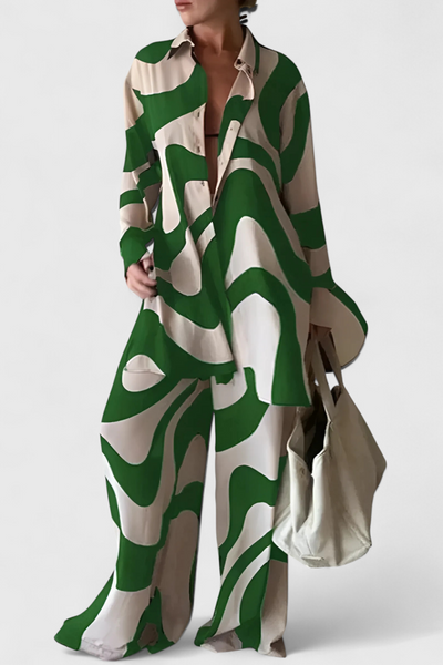 Melania Conjunto de Verano Estilo Natural.