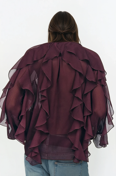 PURE DESIRE Ruffle Blouse.