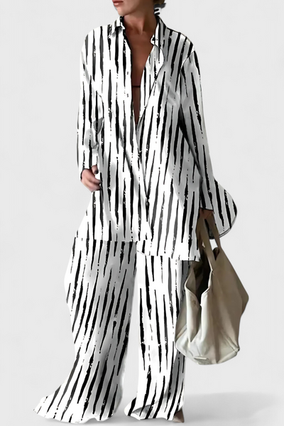Melania Conjunto de Verano Estilo Natural.