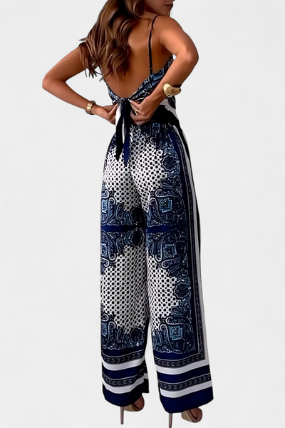 Leonie Conjunto Paisley con Tiras.