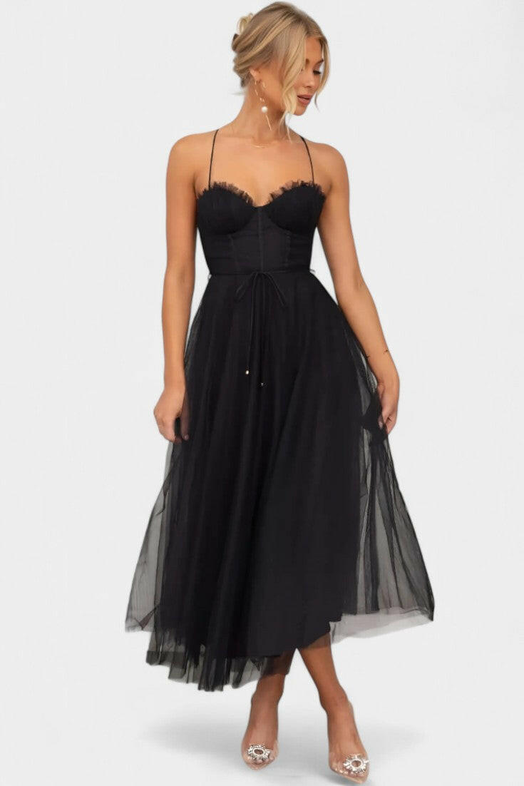 Eileen Vestido Midi de Tul.