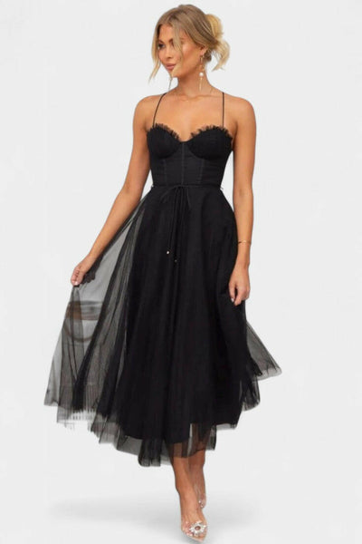 Eileen Vestido Midi de Tul.
