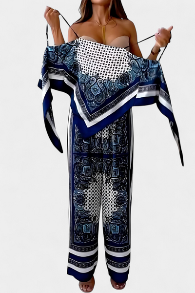 Leonie Conjunto Paisley con Tiras.