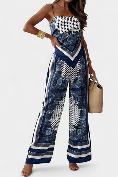Leonie Conjunto Paisley con Tiras.