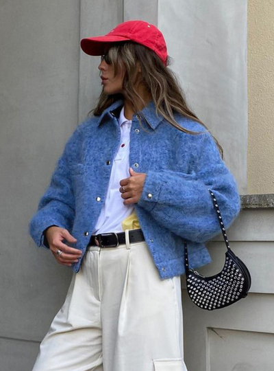 Laurel Snap-Button Jacket: Amore al Primo Indosso.