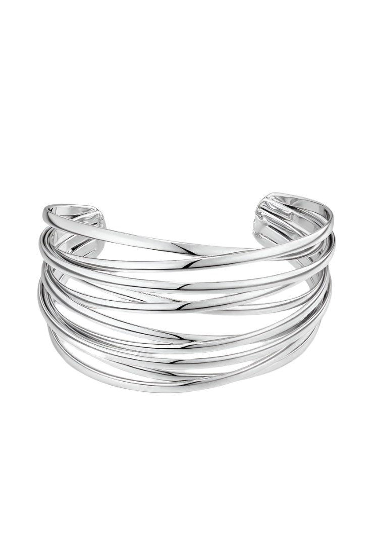 Brazalete de Alambre en Capas.