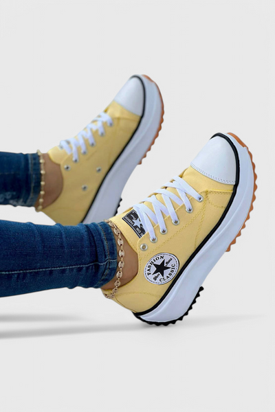 Taya Zapatillas de Lona Chunky.