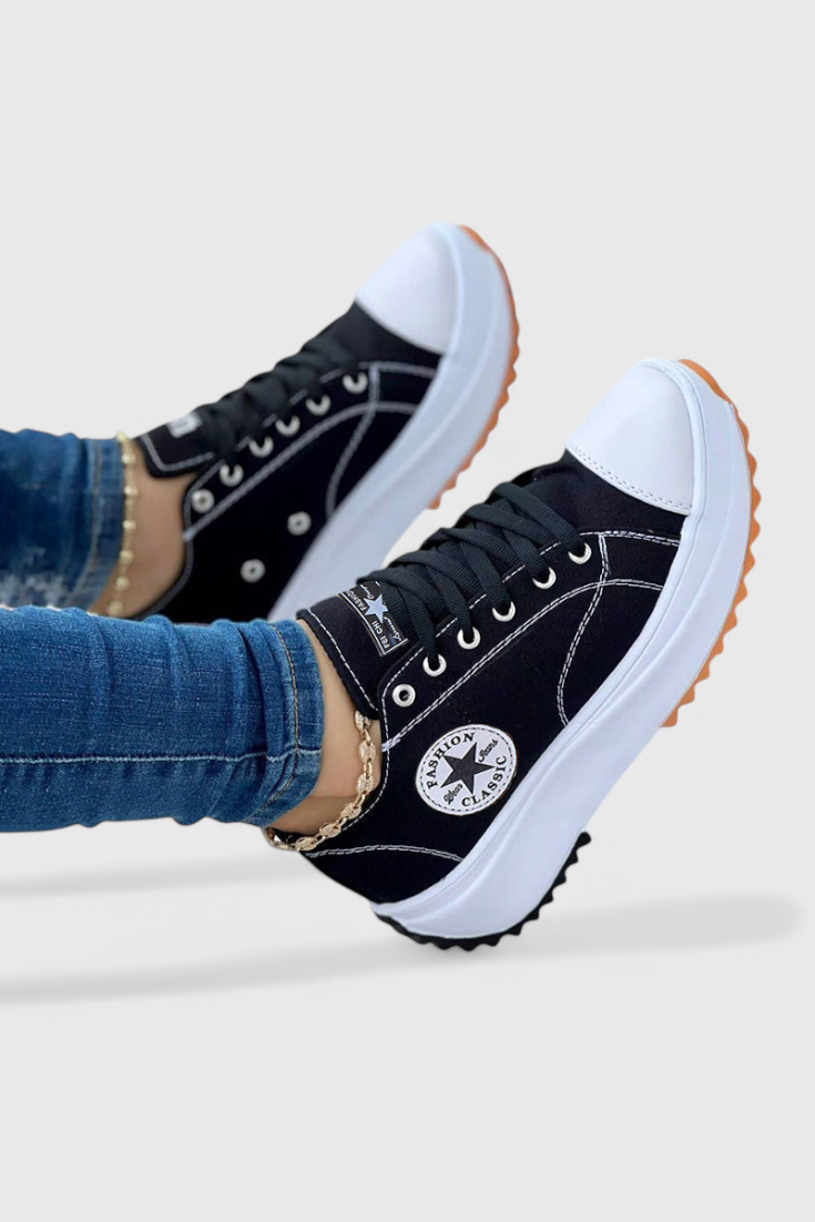 Taya Zapatillas de Lona Chunky.