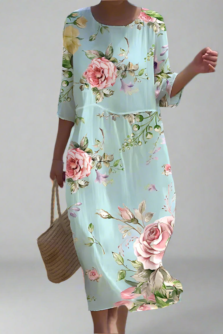 Mara | Elegante vestido floral.