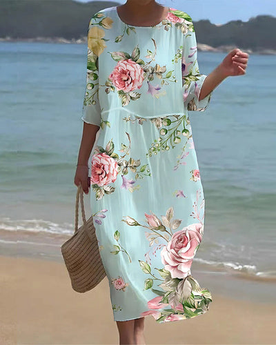 Mara | Elegante vestido floral.