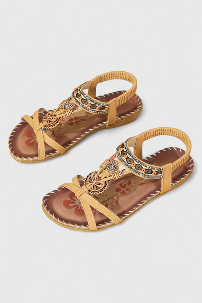 Lera Sandalias bohemias planas.