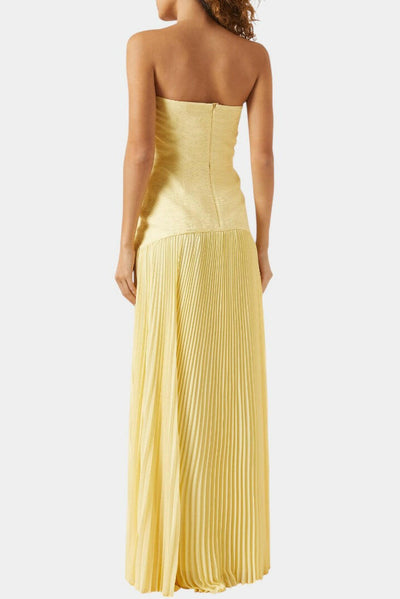 Deia Vestido Maxi de Malla con Mangas Acampanadas.