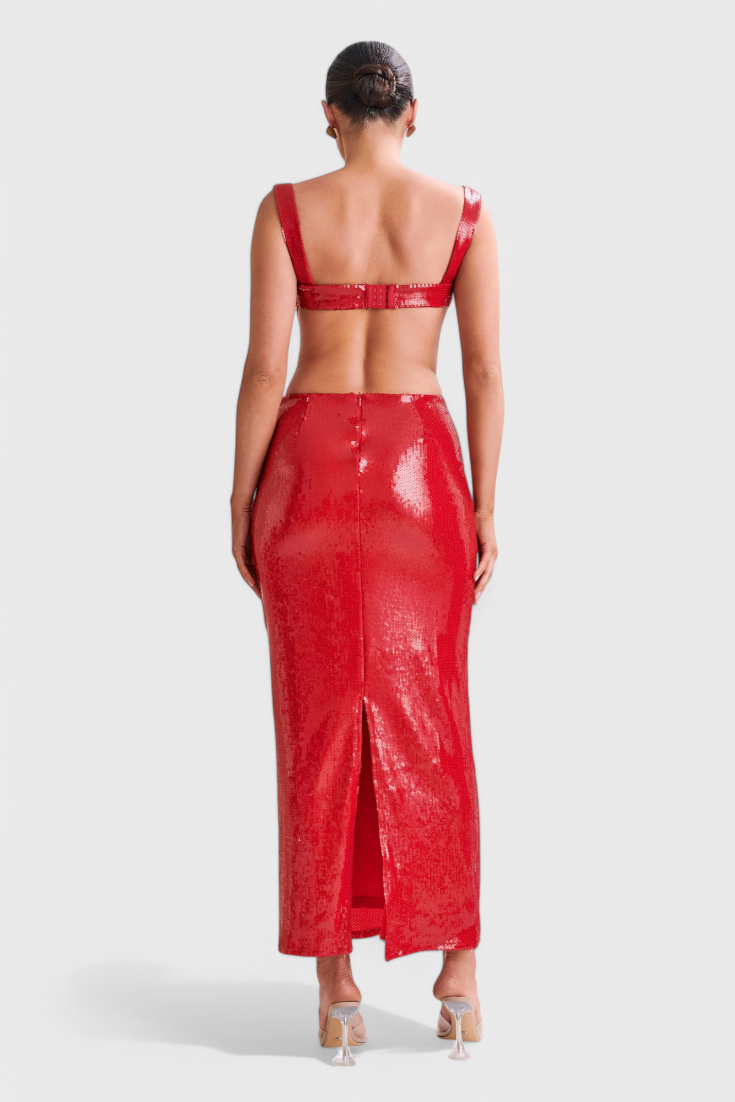 Ariana Vestido Maxi Bodycon.