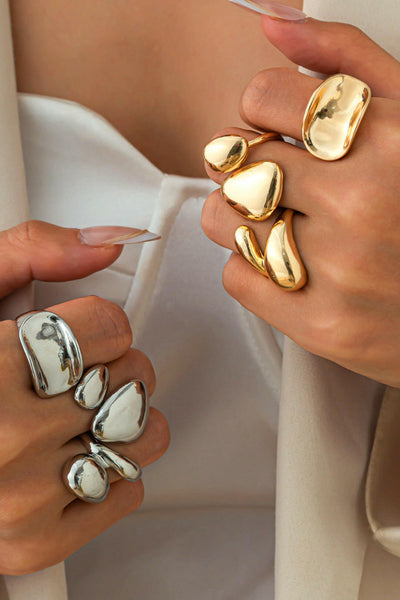 Anillos Irregulares de Metal.