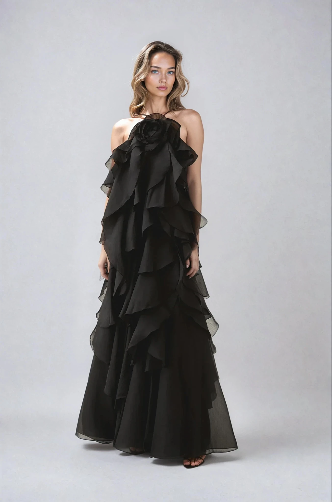 LIVORA – Vestido largo.