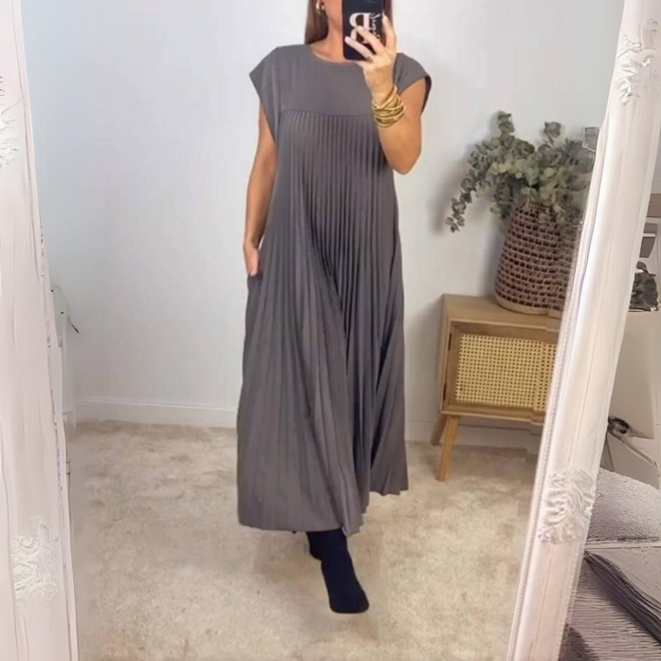 Seline | Vestido plisado ligero y fresco.