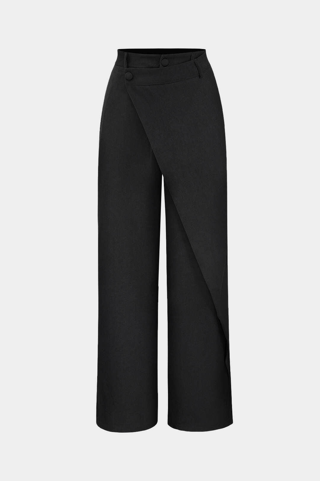 Oaklyn Pantalones Rectos con Drapado.
