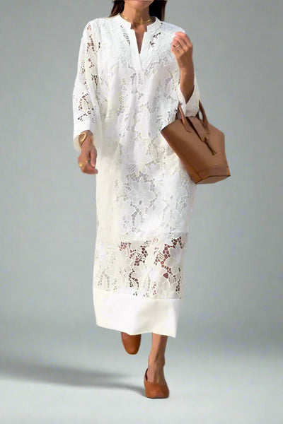 Sophie | Vestido elegante con bordes.