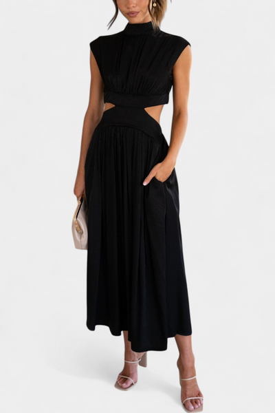 Jocelyn Conjunto de Vestido con Abertura Lateral.
