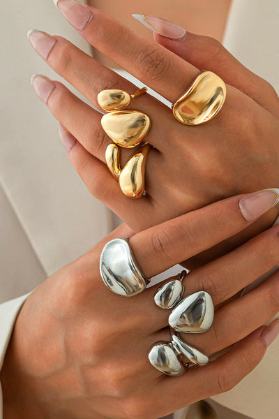 Anillos Irregulares de Metal.