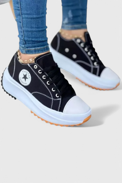 Taya Zapatillas de Lona Chunky.