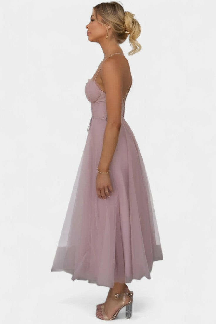 Eileen Vestido Midi de Tul.