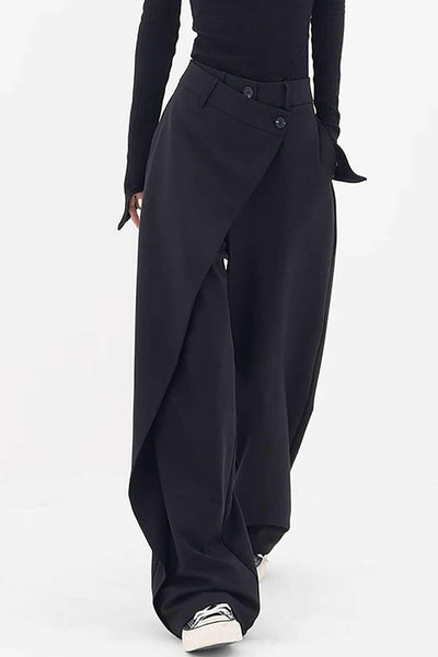Oaklyn Pantalones Rectos con Drapado.