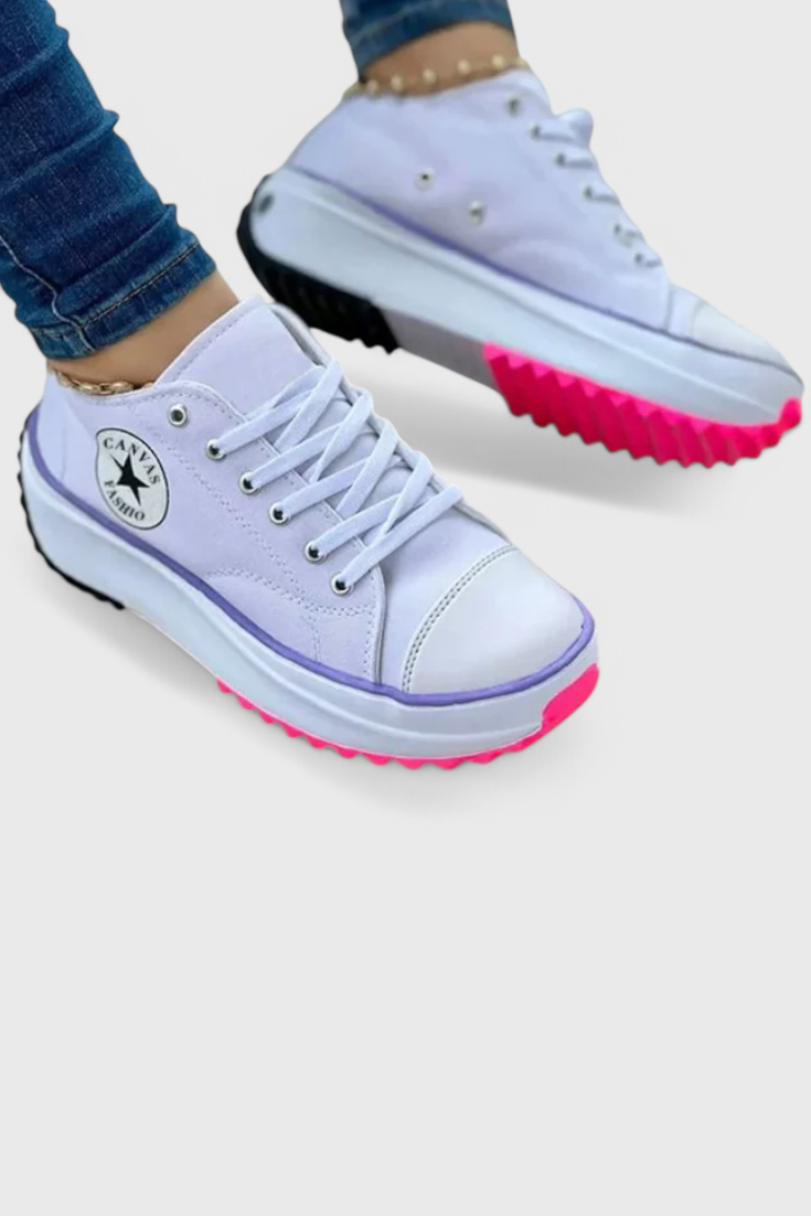 Taya Zapatillas de Lona Chunky.
