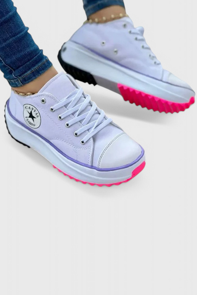 Taya Zapatillas de Lona Chunky.