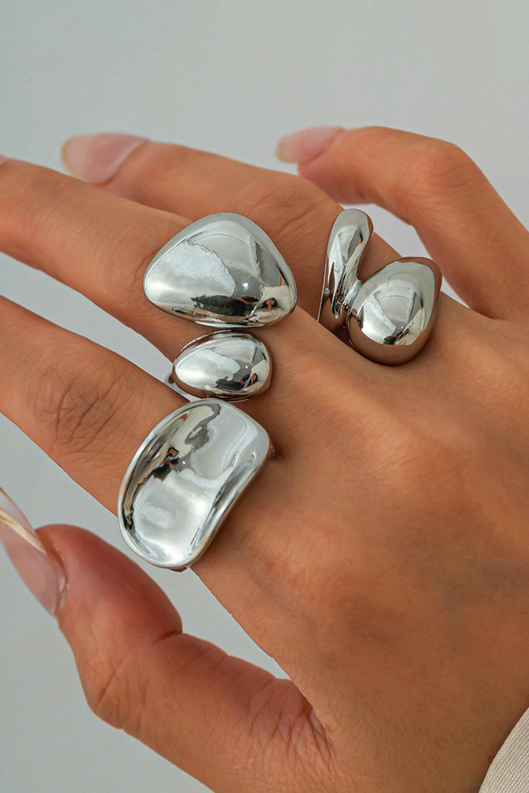 Anillos Irregulares de Metal.