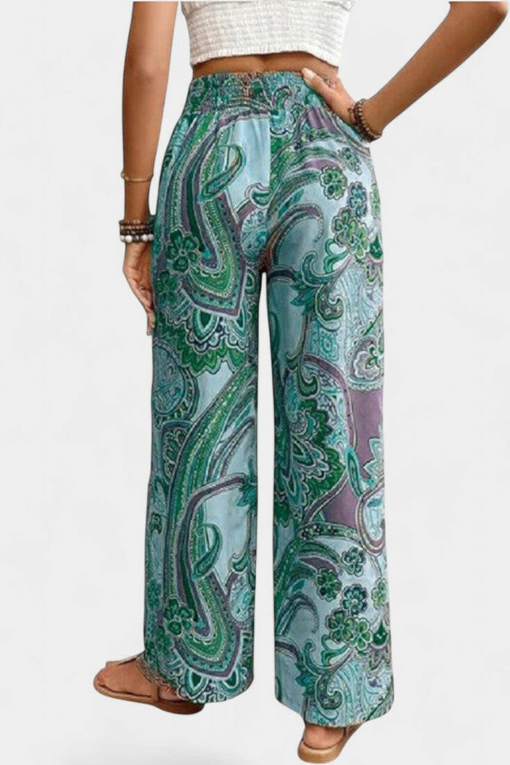 Vitoria Pantalones de Verano de Pierna Ancha.