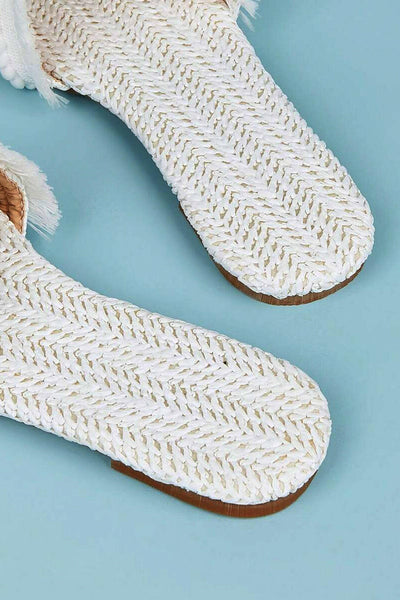 Zapatillas con Flecos.