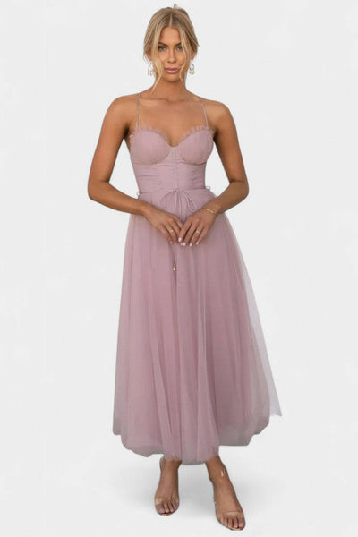 Eileen Vestido Midi de Tul.