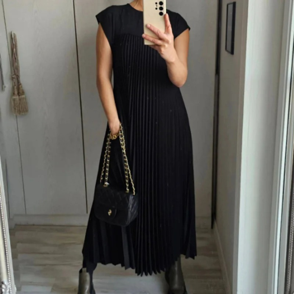 Seline | Vestido plisado ligero y fresco.