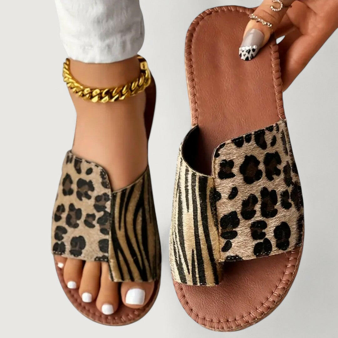 RACHELE | SANDALIAS LEOPARDO.