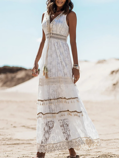 Nina | Vestido bohemio de lujo.