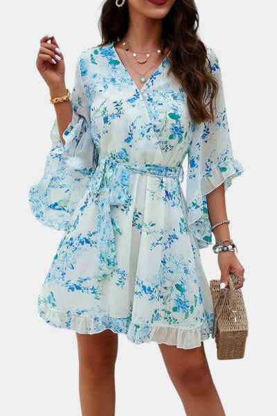 Besa Vestido Mini Floral Impreso.