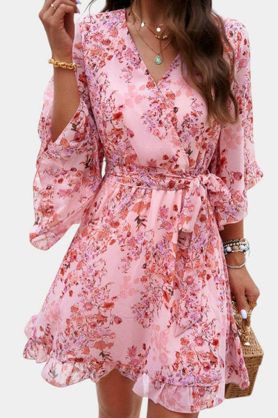 Besa Vestido Mini Floral Impreso.