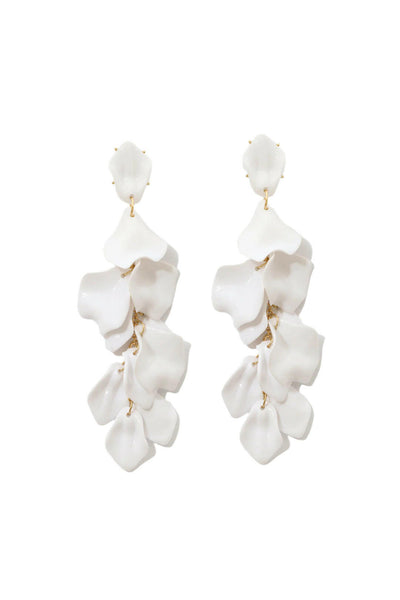 Pendientes de Gotas de Pétalos de Orquídea.