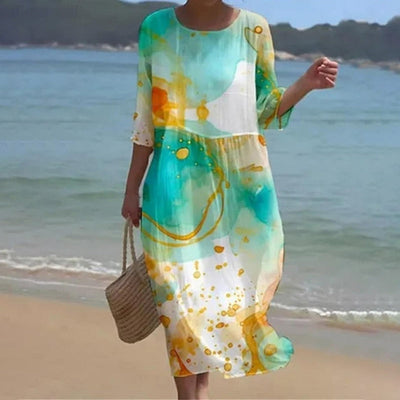 Mara | Elegante vestido floral.
