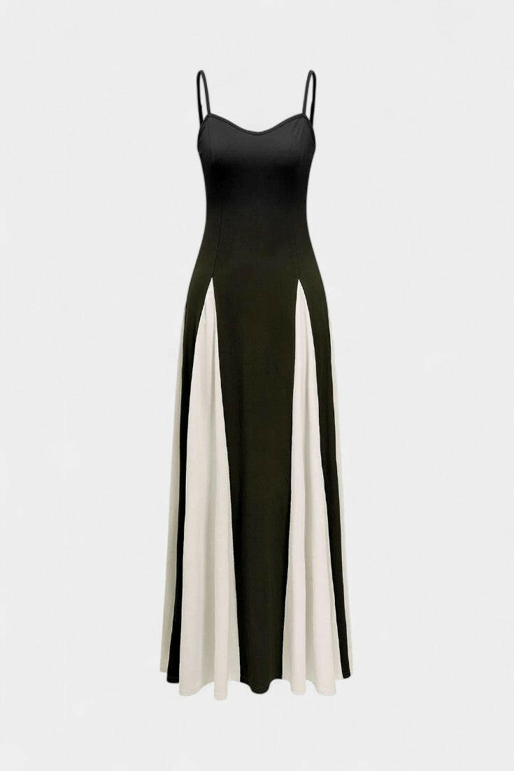 Catalina Vestido Maxi Bicolor.