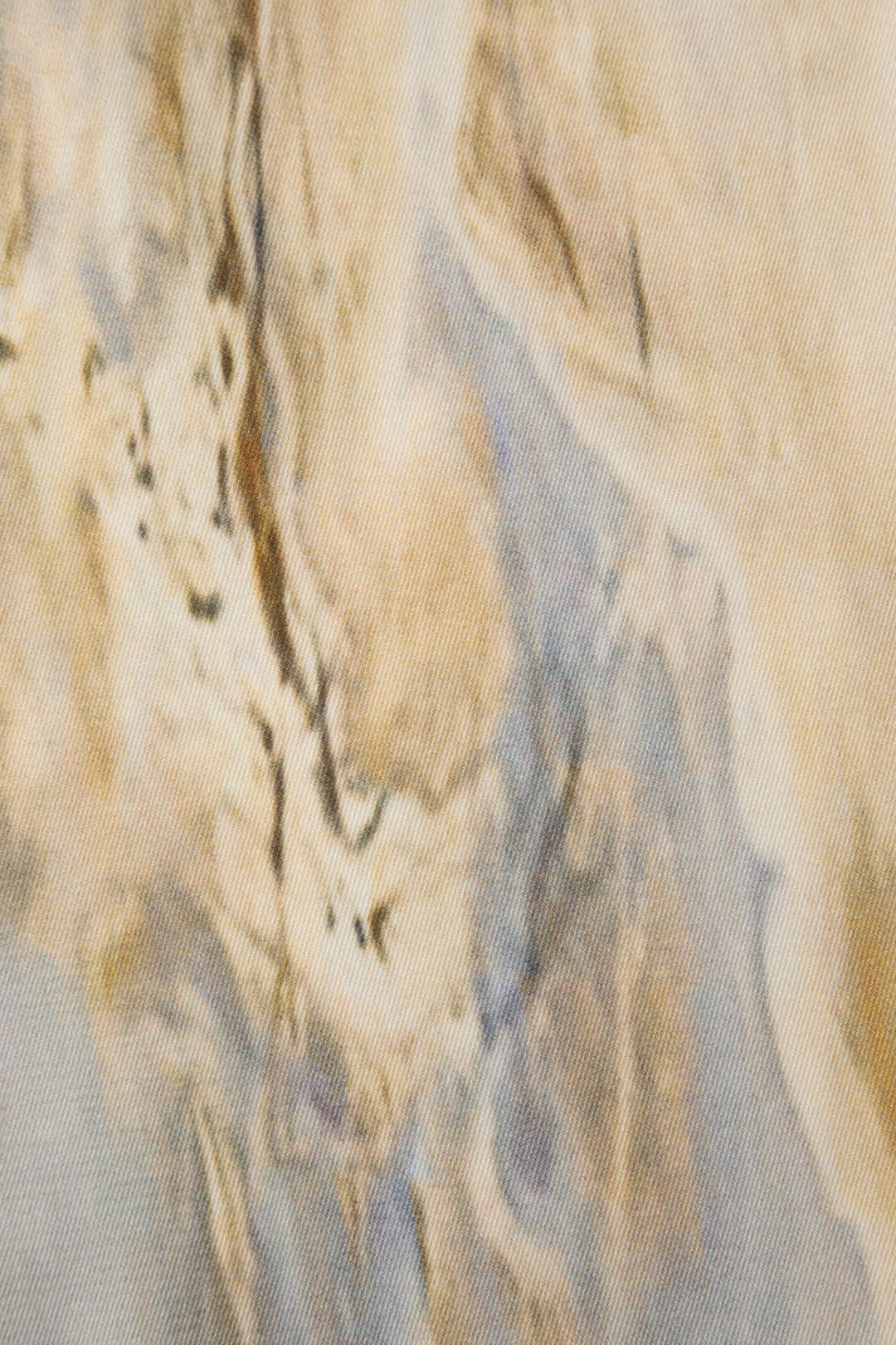 Inna Pantalones Rectos de Cintura Alta con Estampado de Mármol.