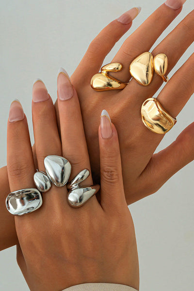 Anillos Irregulares de Metal.