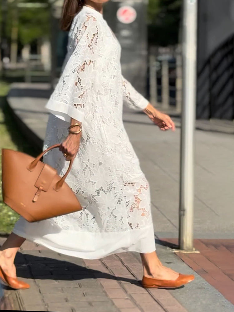 Sophie | Vestido elegante con bordes.